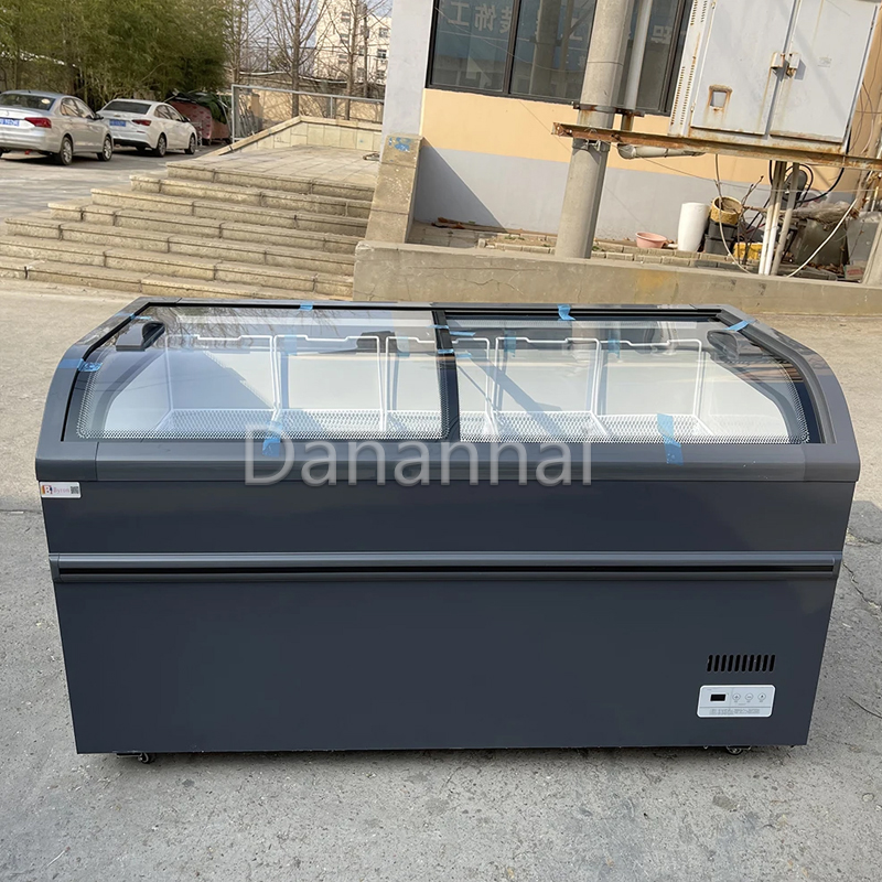 Commercial Chest Freezer - Congelador comercial tipo isla para exhibición