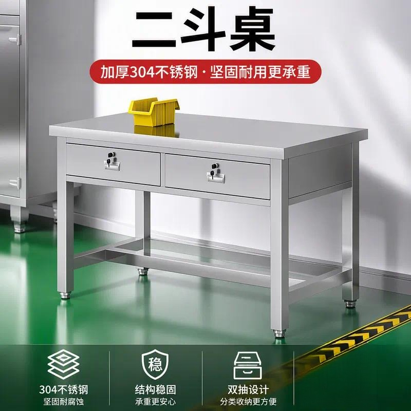 Mesa de Trabajo de Acero Inoxi - Commercial Kitchen Worktops reseña y precio